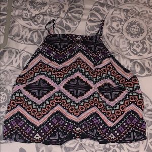 Crop Top Geometric